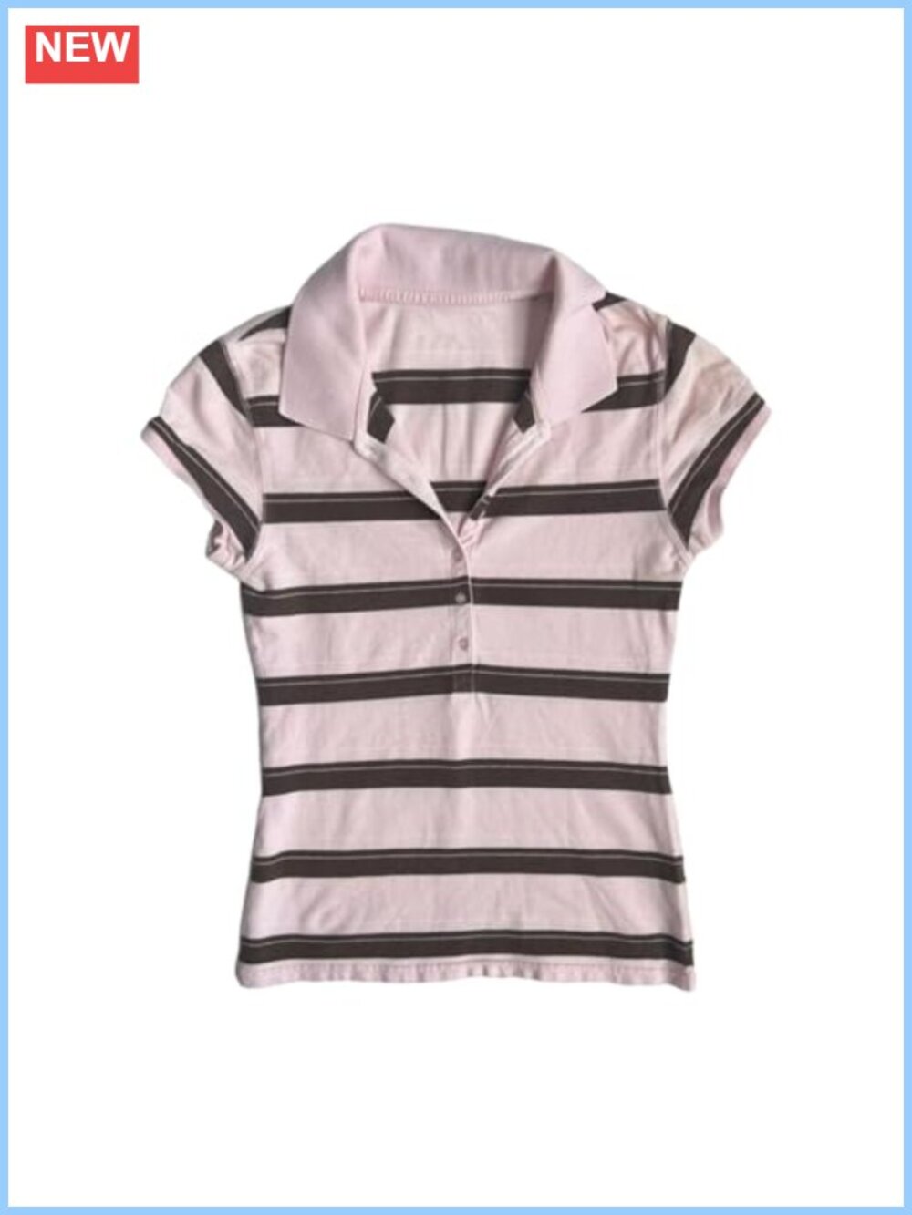 Y2K Grunge Whimsy Polo Shirt Juniors Womens Graphic Tee
